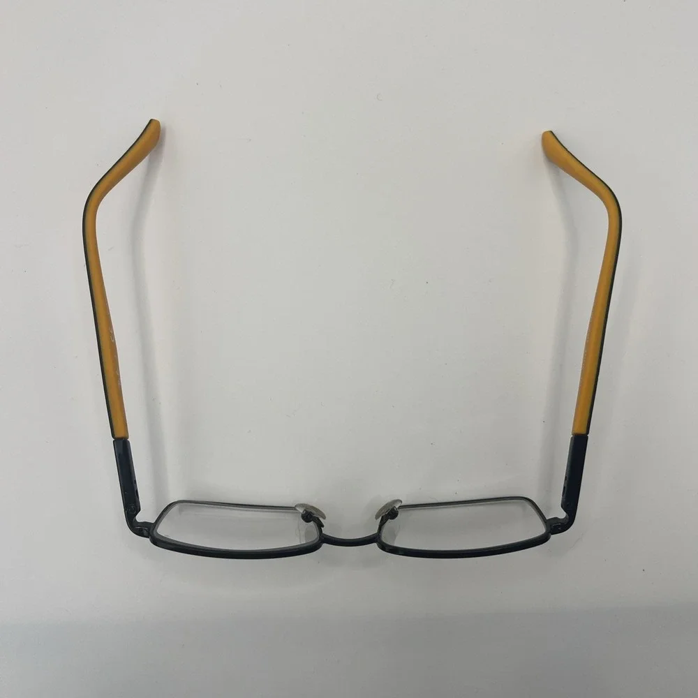 Ray-Ban Kids RB1033 4005 Black/Orange Rectangle Eyeglass Frames Only 47-16-125